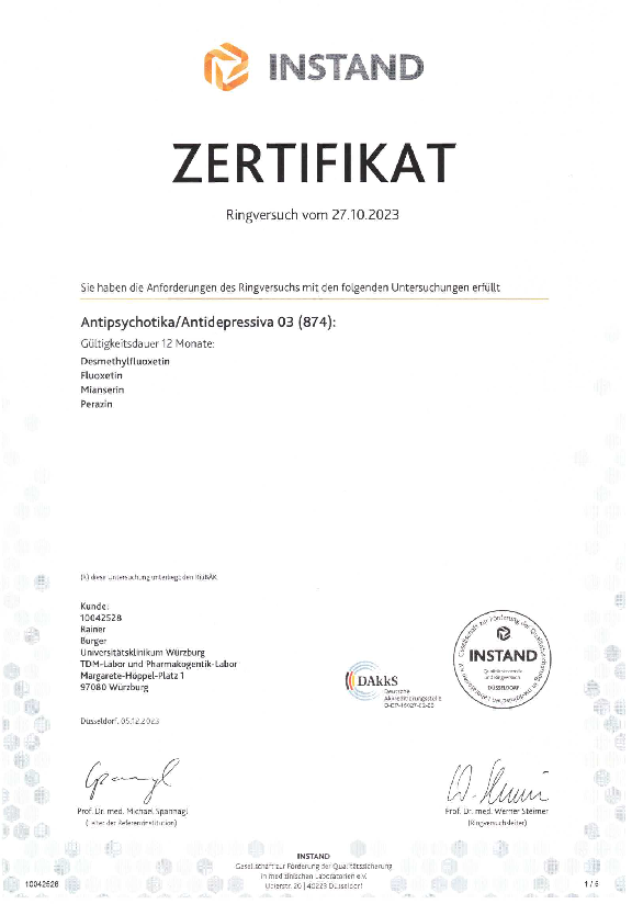 Zertifikat RV Instand 10_2023 Antipsychotika / Antidepressiva 03