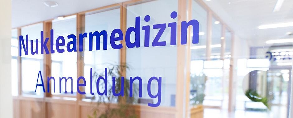 Foto des Anmeldungsbereiches in der Nuklearmedizin.