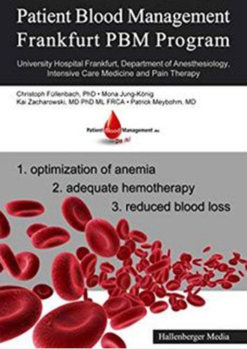 Titelseite der Publikation Patient Blood Management - Frankfurt PBM Program (English Edition)