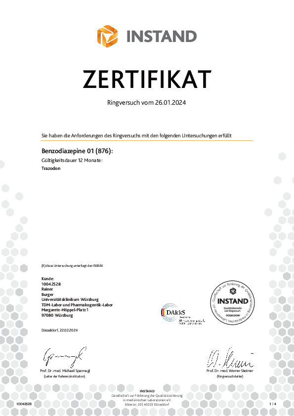 Zertifikat RV Instand 01_2024 Benzodiazepine 01
