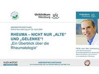 Vorschaubild Vortrag von PD Dr. Schmalzing zum Thema: Rheuma: Ein Überblick über die Rheumatologie