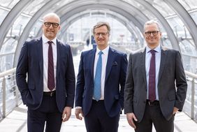 Die drei Kongresspräsidenten (v.l.): Prof. Dr. med. Steffen Ruchholtz, Prof. Dr. med. Maximilian Rudert und Prof. Dr. med. Christoph-Eckhard Heyde (© Intercongress / S. Runke – Die Bildermanufaktur)