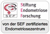 Logo Zertifiziertes Endometriosezentrum der Stiftung Endometriose Forschung