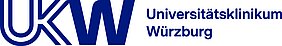 Das neue Logo besteht aus der Wortmarke „UKW“ und dem Zusatz „Universitätsklinikum Würzburg“ in der Primärfarbe Dunkelblau. Logo: UKW
