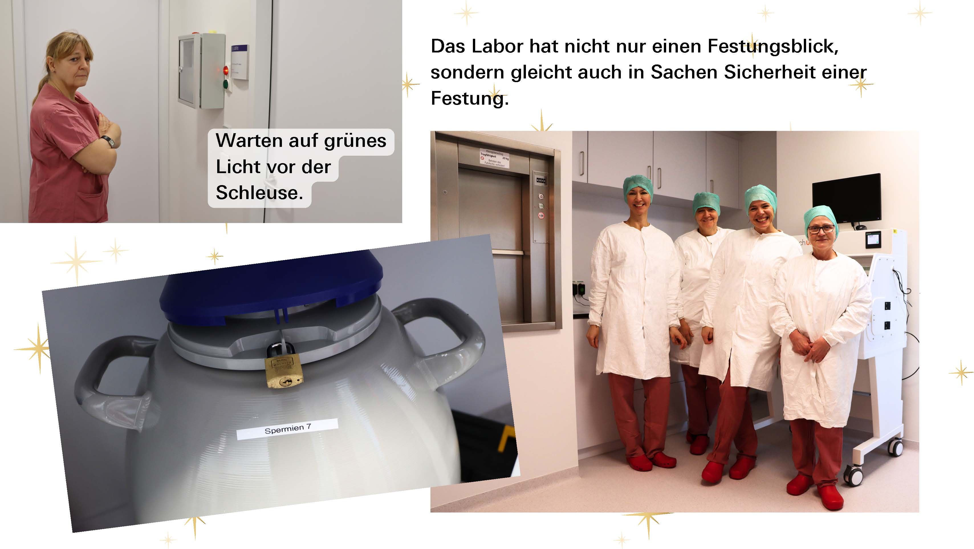 Das Labor hat nicht nur einen Festungsblick, sondern gleicht auch in Sachen Sicherheit einer Festung.