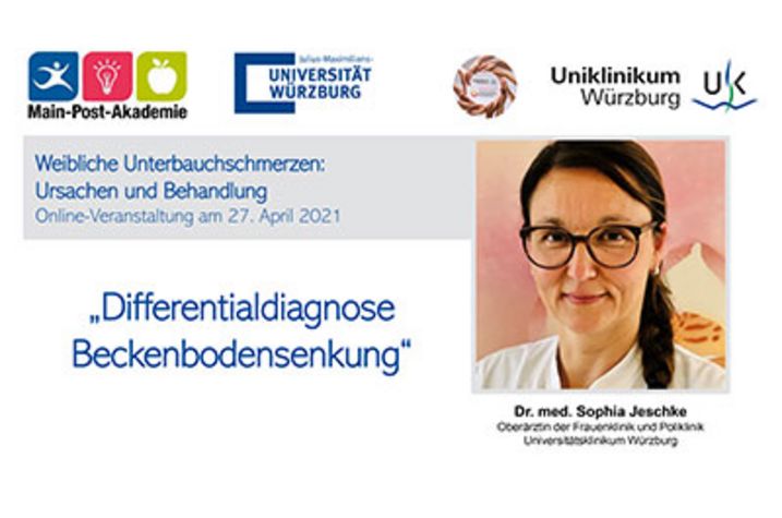 Titel Abendsprechstunde weibliche Unterbauchschmerzen Dr. Jeschke