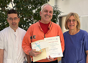 Der langjährige Blutspender Martin Kees