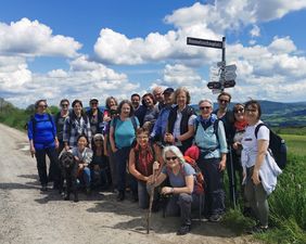 Wandergruppe beim Quellentag mit Marion Mack
