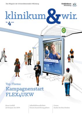 Das Titelbild der aktuellen Ausgabe des Uniklinik-Magazins.