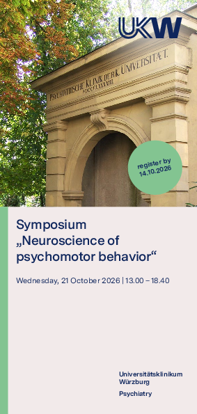 Symposium "Neuroscience of psychomotor behavior"