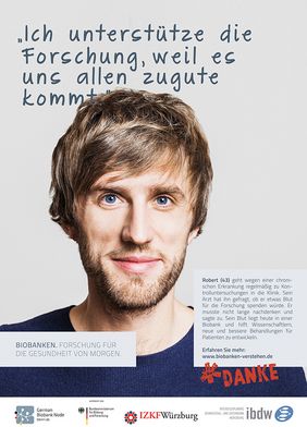 Illustration: Beispielplakat Infokampagne ibdw_Robert