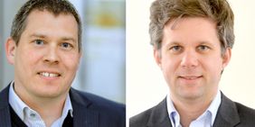 Foto zeigt Prof. Dr. Oliver Kurzai und Prof. Dr. Lars Dölken