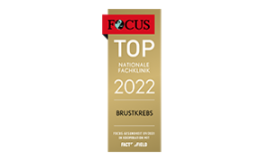 FOCUS-Siegel "Top Nationale Fachklinik 2022 - Brustkrebs"