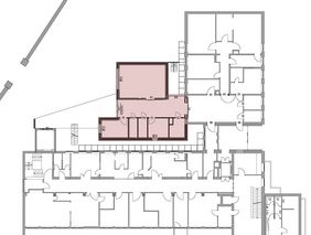 Die besondere architektonische Herausforderung lag darin, die Notaufnahme auf engstem Raum baulich an die bestehende Kinderklinik anzugliedern
