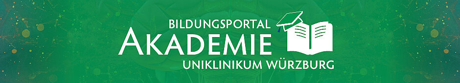 Header Bildungsportal, Abstraktes Bild mit Schrift Bildungsportal