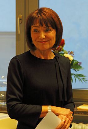 Monika Wild bei ihrer Abschiedsfeier