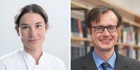 Portrait Dr. Anna Laura Herzog, Uniklinik Würzburg und Prof. Dr. Holger v. Jouanne-Diedrich, Technische Hochschule Aschaffenburg