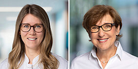 Dr. Saskia-Laureen Herbert (links) und PD Dr. Elisabeth Jentschke