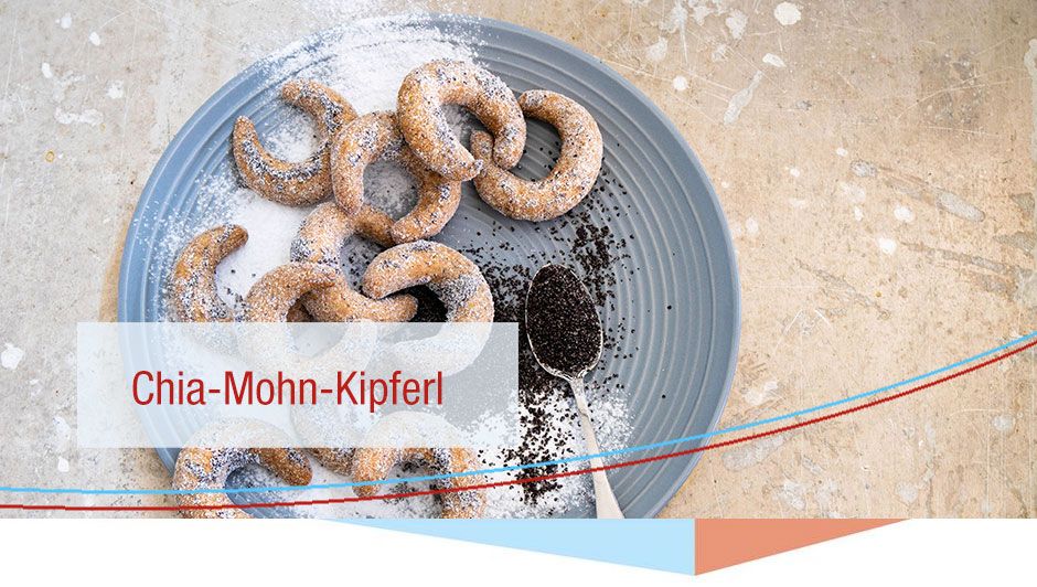 Chia-Mohn-Kipferl © EatSmarter