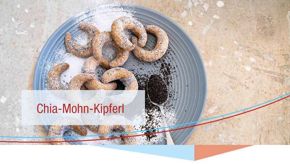 Chia-Mohn-Kipferl © EatSmarter Chia-Mohn-Kipferl © EatSmarter