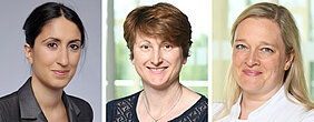 Informieren am 4. Oktober über Herzinsuffizienz (von links): PD Dr. Gülmisal Güder, Anja Knoppe und PD Dr. Caroline Morbach. 
