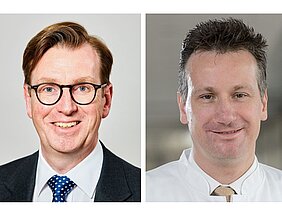 einzelne Porträts der beiden Forscher nebeneinander gestellt 