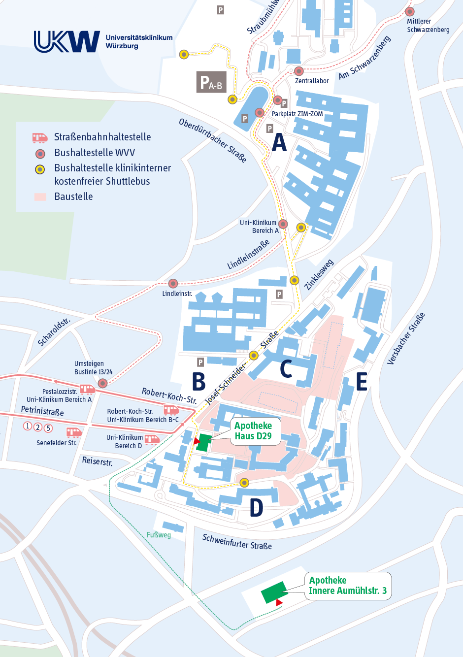 Lageplan Apotheke