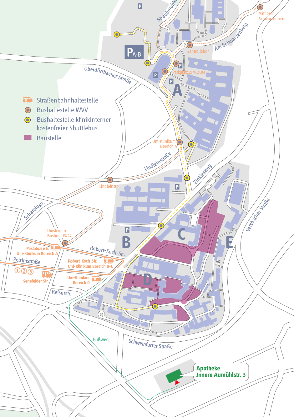Lageplan Apotheke