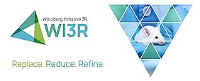 Logo der WI3R-Initiative der Universitätsmedizin Würzburg Replace.Reduce.Refine