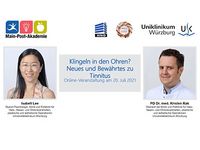 Titel Abendsprechstunde Tinnitus: Dr. Lee und Dr. Rak