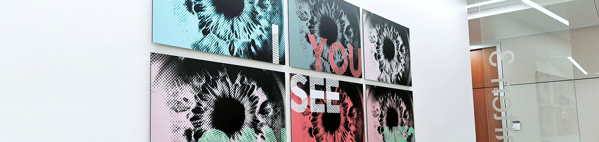 Wandbild I see you