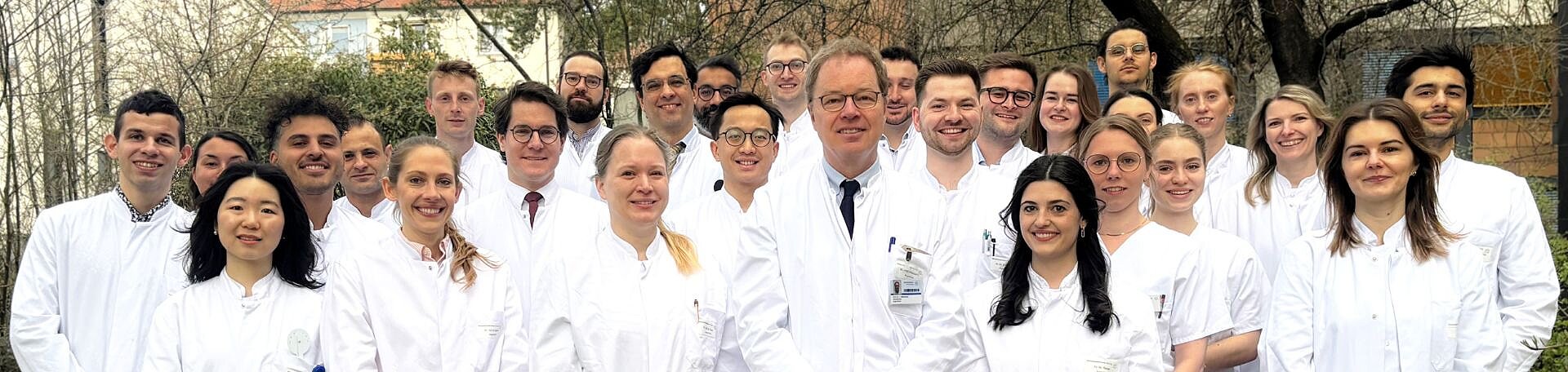 Team Augenklinik Gruppenbild: Das Team der Augenklinik