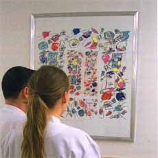 Kunst im Zentrum für Innere Medizin Ausstellung 2003 Künstlerin Constanze Hochmuth