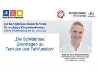 Titel Abendsprechstunde Schilddrüse: Prof. Dr. Hahner