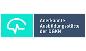 Logo "Anerkannte Ausbildungsstätte der DGKN"
