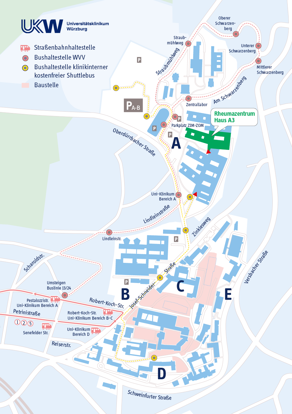 Lageplan Rheumazentrum Lageplan Rheumazentrum