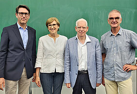 Prof. von Oertzen, Dr. Elisabeth Jentschke, Dr. Dr. Josef Schuster und Andreas Jungbauer