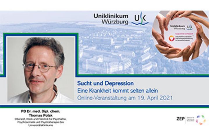 Titel Sucht und Depression - eine Krankheit kommt selten allein