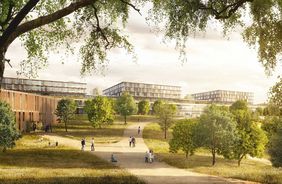 Visualisierung des mit dem ersten Preis prämierten Entwurfs (Quelle Loomn Architektur Visualisierung)