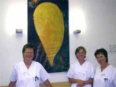 Kunst im Zentrum für Innere Medizin Ausstellung 2005 Künstlerin Barbara Alfen