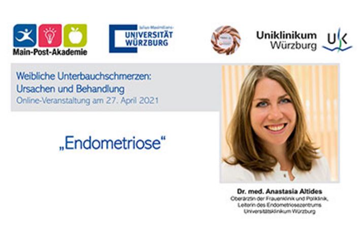 Titel Abendsprechstunde weibliche Unterbauchschmerzen Dr. Altides