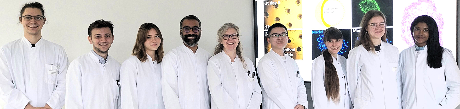 Forschungsteam der Augenklinik 