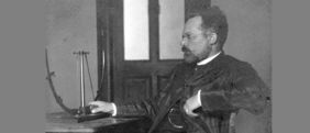 Bild zeigt, Oswald Külpe der von 1894 bis 1909 die Professur für Philosophie einschließlich der Ästhetik an der Uni Würzburg inne hatte