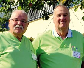 Gernot Hornberger und Albert Fischer, Grüne Damen und Herren