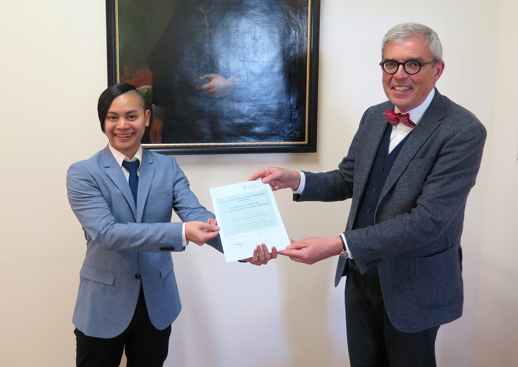 Dr. Maik Luu und Prof. Dr. Matthias Frosch 