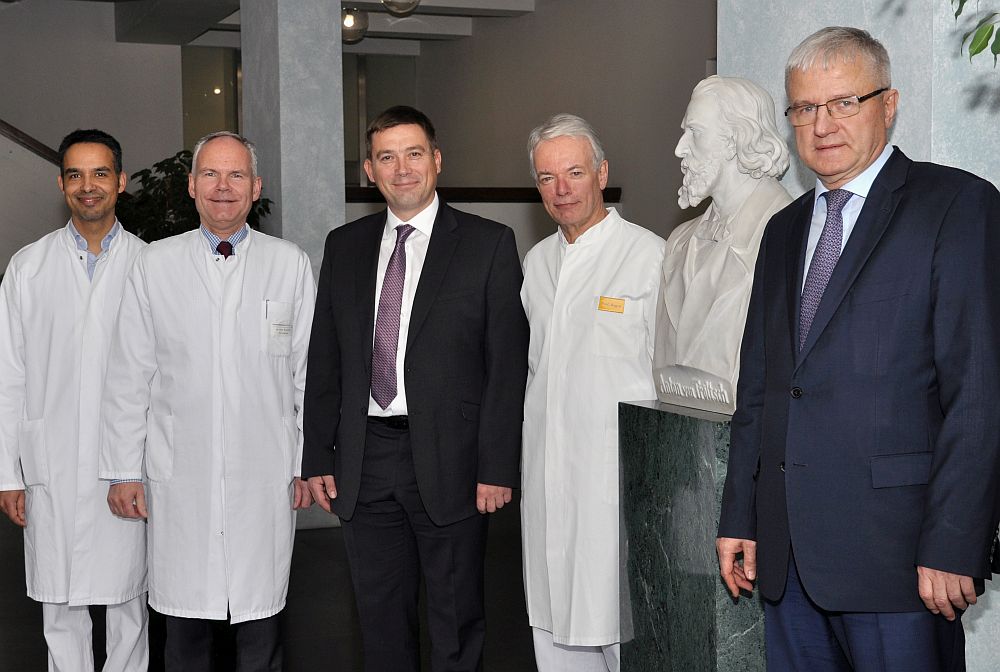 Prof. Dr. Sergej Karpischenko, Prof. Dr. Sergej Bagnenko, Prof. Dr. Rudolf Hagen, Prof. Dr. Ralf-Ingo Ernestus, Privatdozent Dr. Stefan Hackenberg