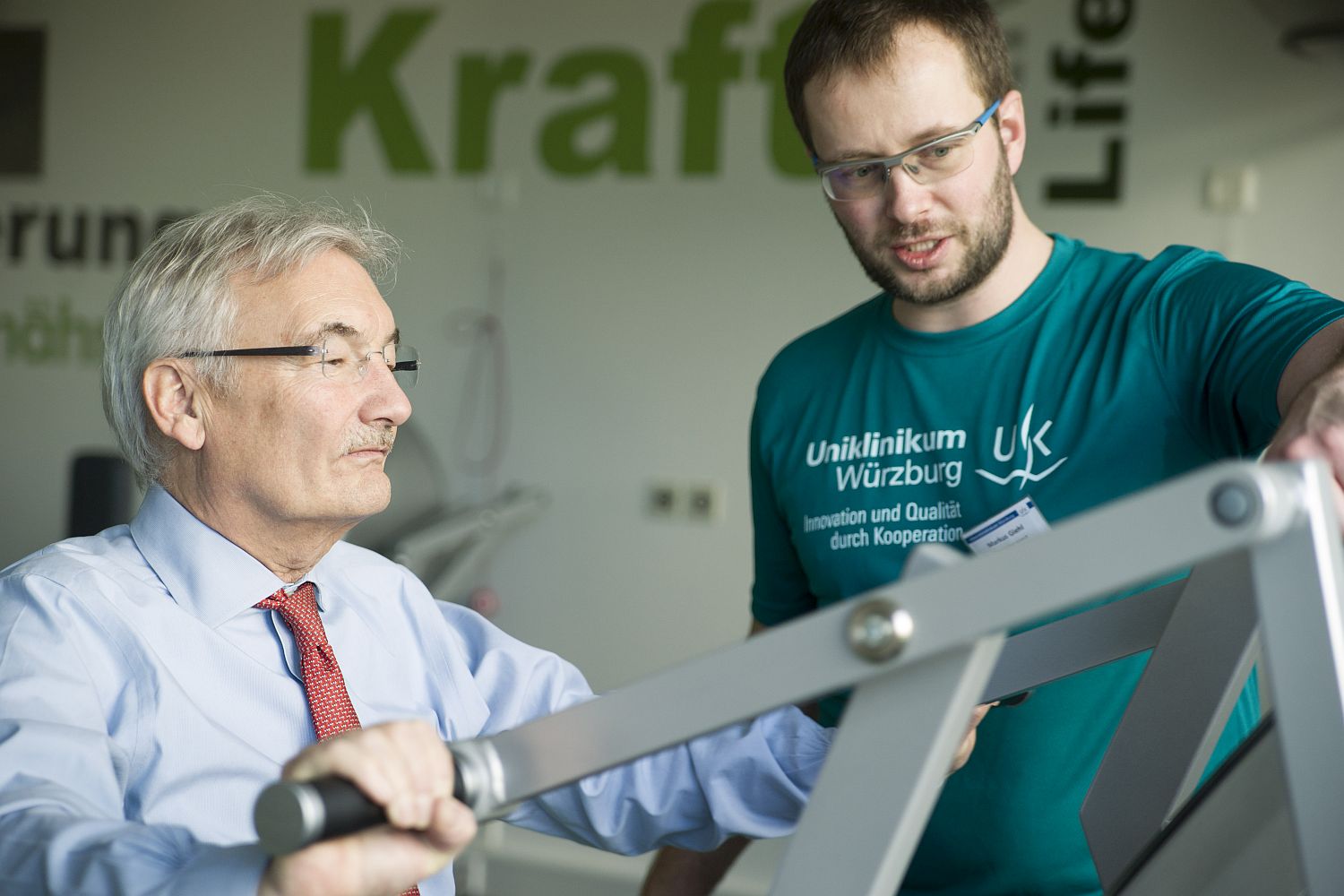 Prof. Dr. Georg Ertl und Markus Giehl