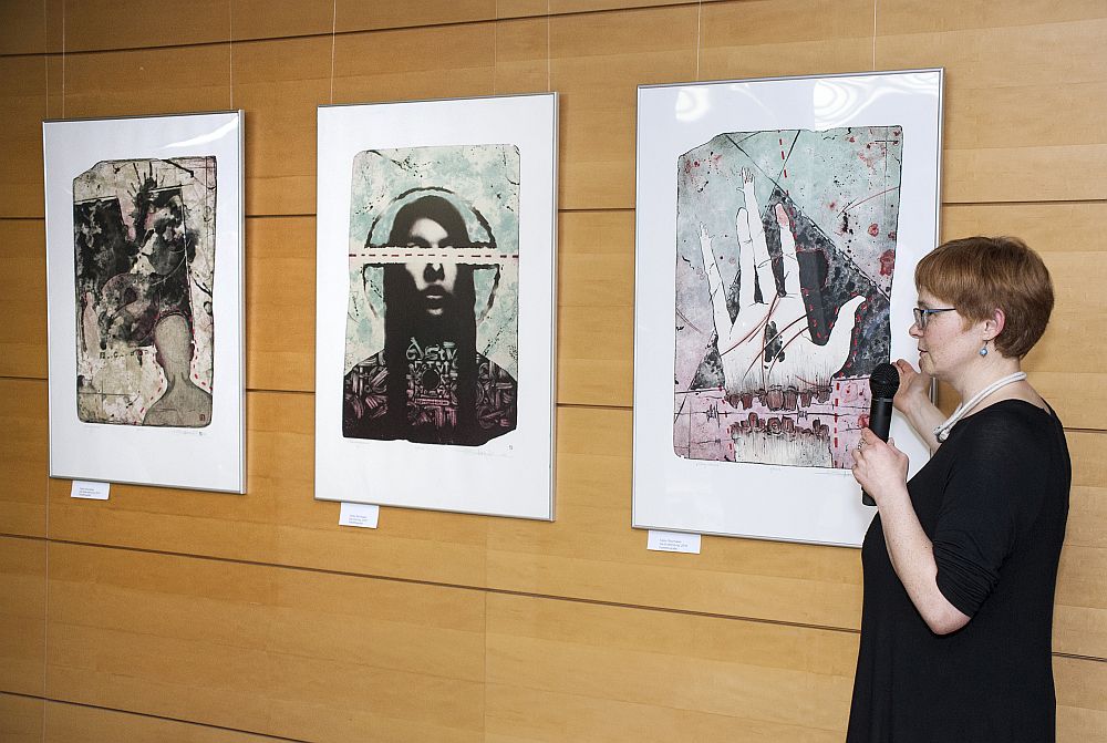 Werke der Belarussischen Staatlichen Akademie der Künste und des Studentischen Zentrums