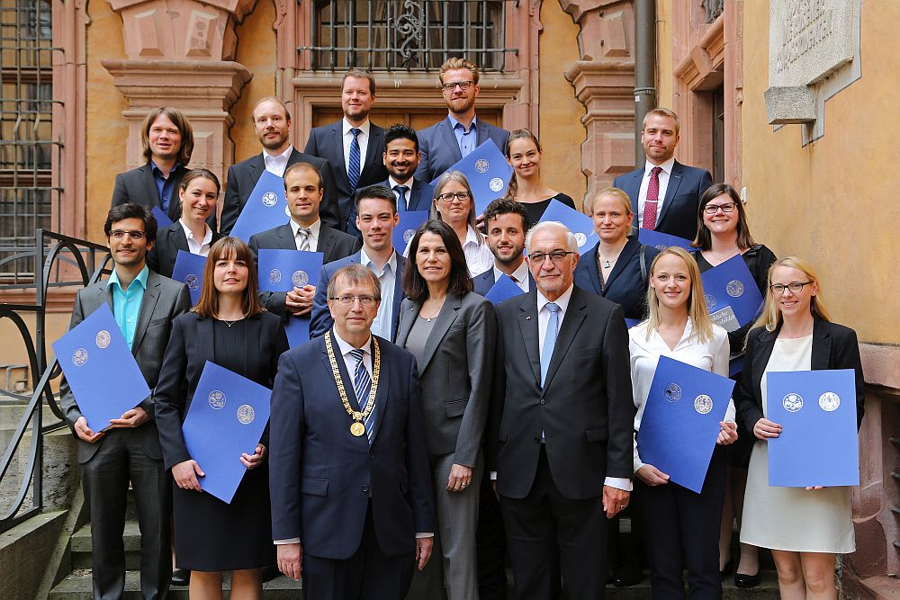 Preisträger der gemeinsamen Promotionspreise der Unterfränkischen Gedenkjahrstiftung für Wissenschaft und der Universität Würzburg