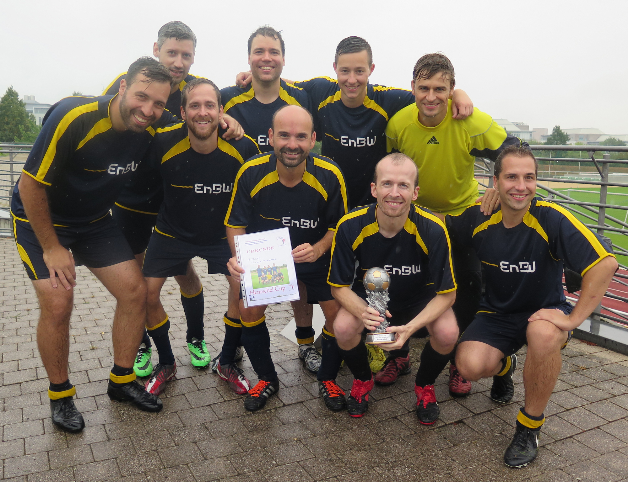 Gruppenfoto Siegermannschaft beim Hentschel-Cup 2018